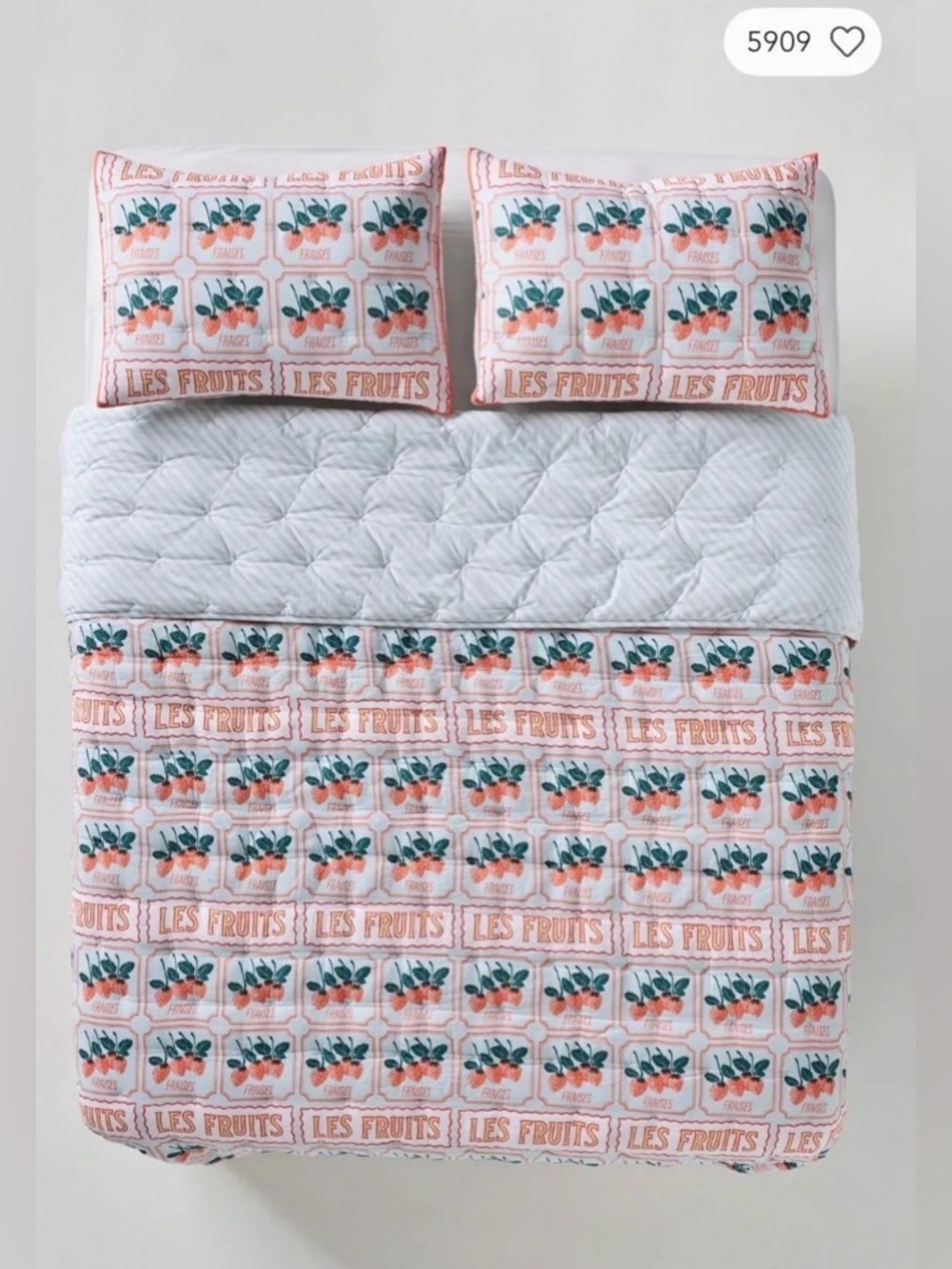 Anthropologie The Printed Textured Cotton Quilt Collection, KING NWT - Picture 2 of 3